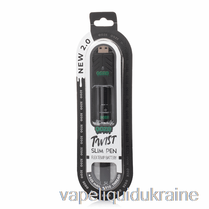 Vape Ukraine Ooze Slim Twist Pen 2.0 Flex Temp Battery Panther Black
